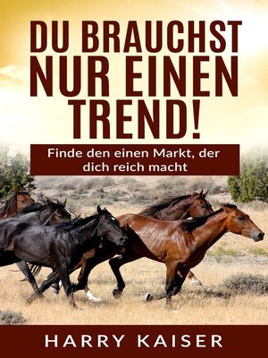 cover image of Du brauchst nur einen Trend!